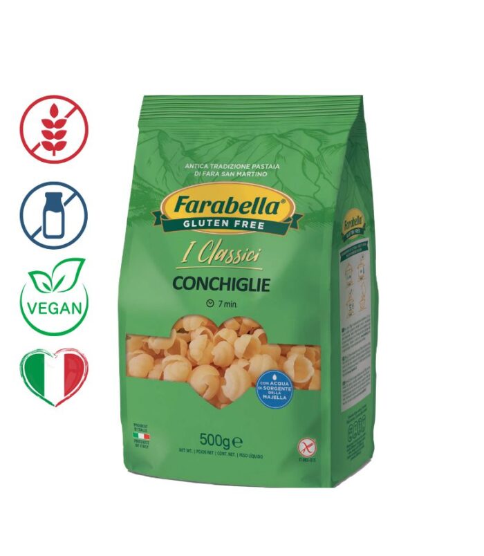 Conchiglie Školjke brez glutena - Conchiglie