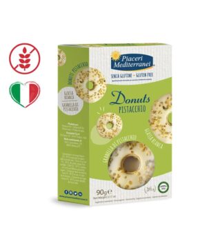 Krofi brez glutena, donuts pistacija