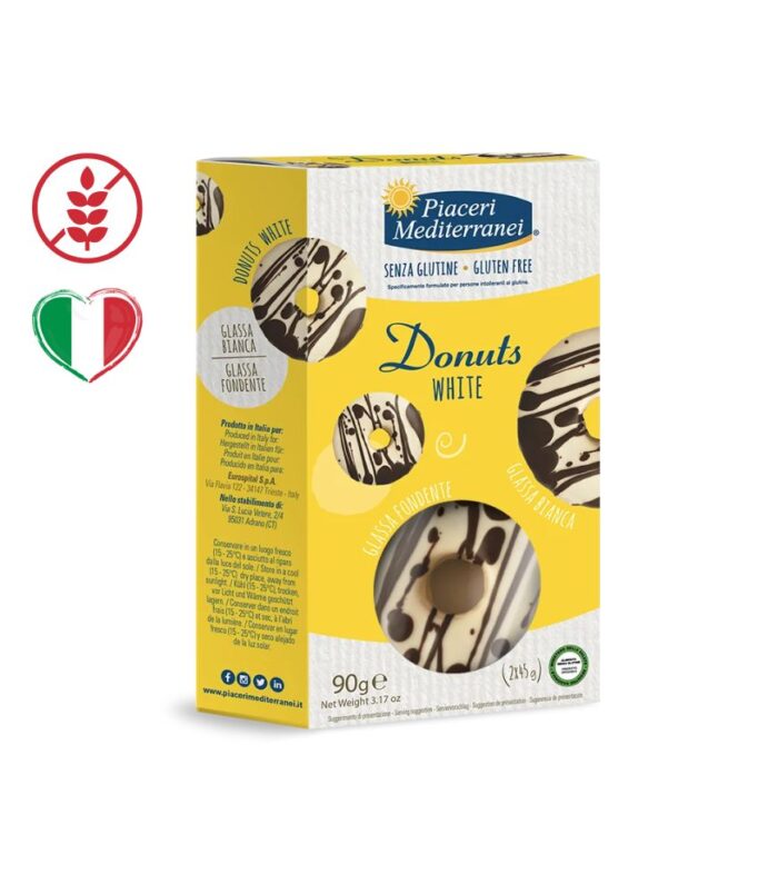 Krofi brez glutena, donuts white Krofi brez glutena, donuts white
