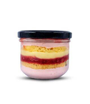 Tortica v lončku - jagoda _ vanilija