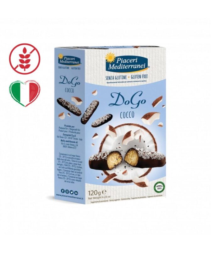 Prigrizek brez glutena DoGo kokos Prigrizek brez glutena DoGo kokos