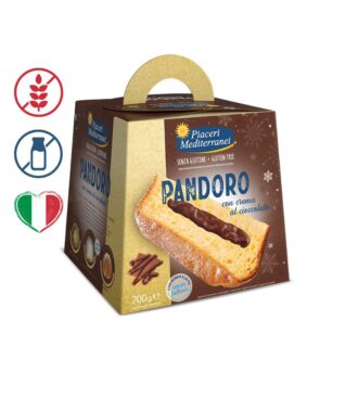 Pandoro brez glutena s čokolado